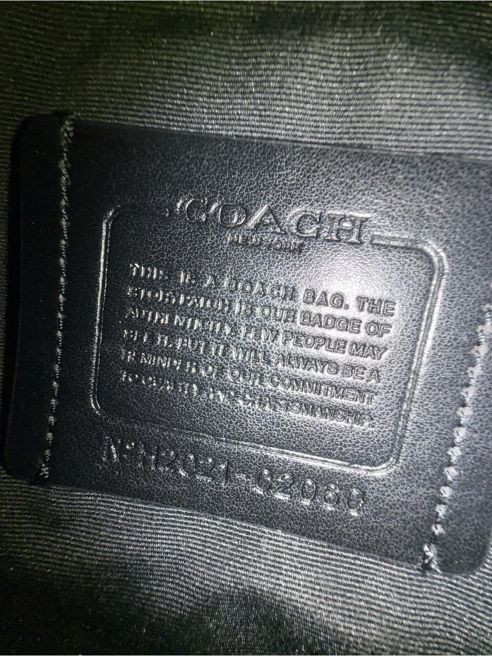 Coach Rider Belt Bag in Signature Canvas style no. C2060 black/brown/tan - Picture 13 of 13